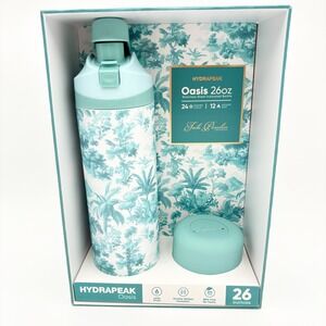 Hydrapeak Oasis 26oz Stainless Steel Insulated Water‎ Bottle Toile Paradise